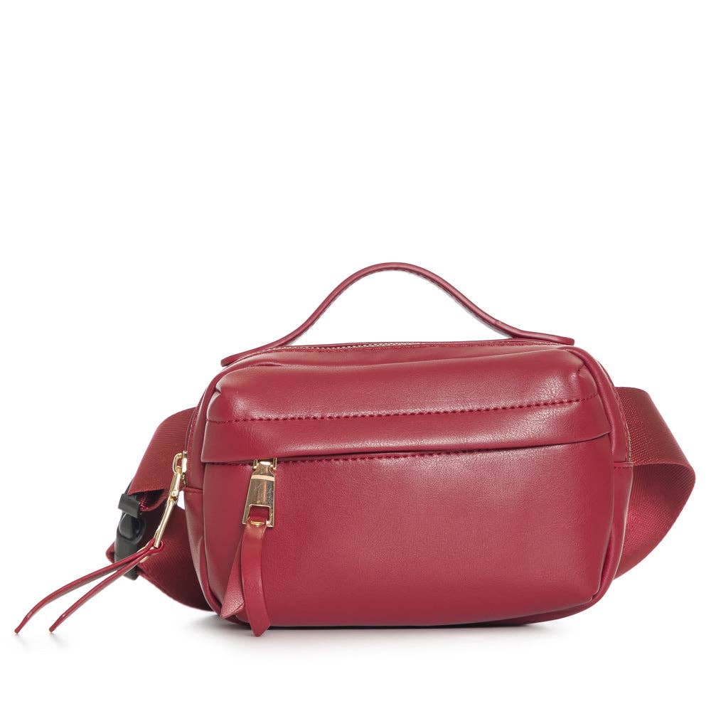 GL0090 Casual Easy-to-Carry Fanny Belt Bag: BLACK