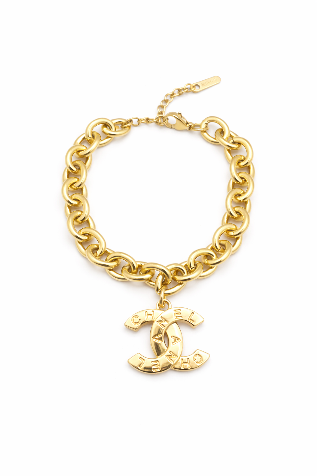 14k Gold–Plated Stainless Steel Bracelet