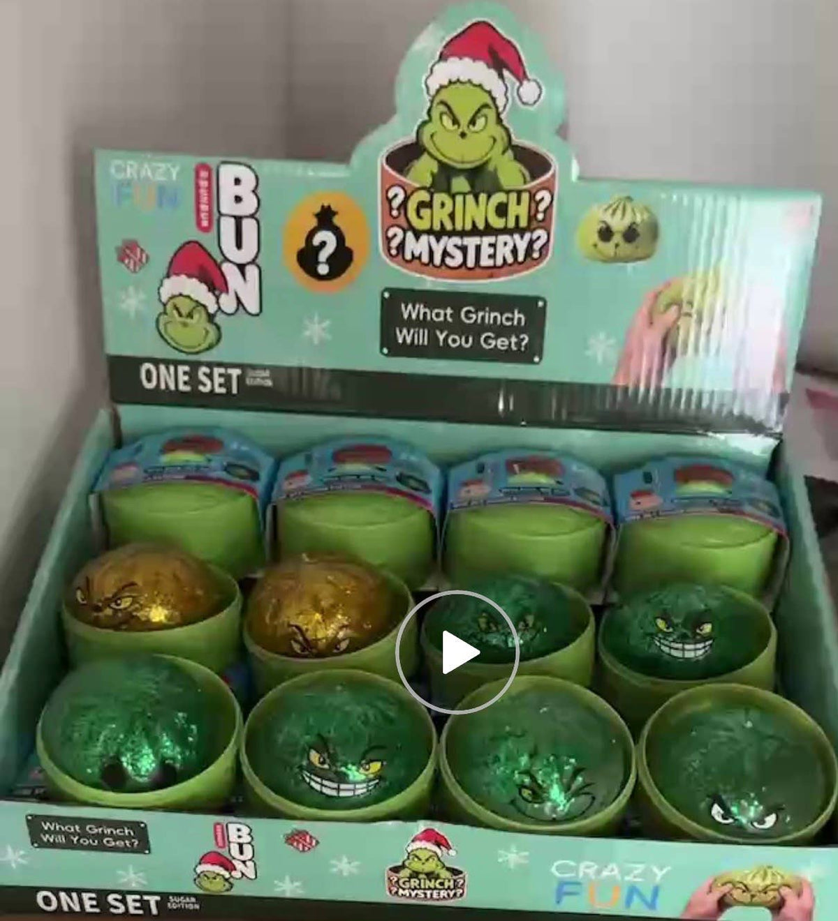 Christmas Grinch Minis glow in the dark