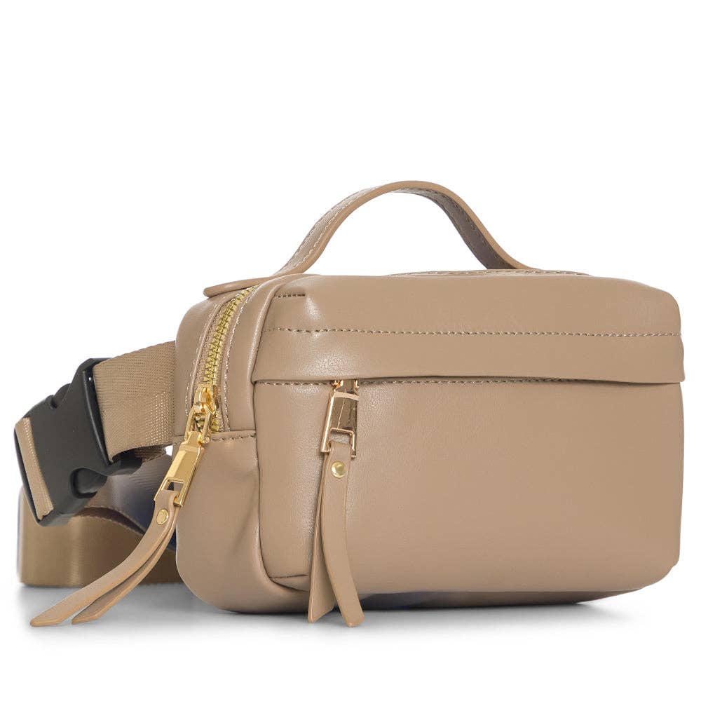 GL0090 Casual Easy-to-Carry Fanny Belt Bag: BLACK