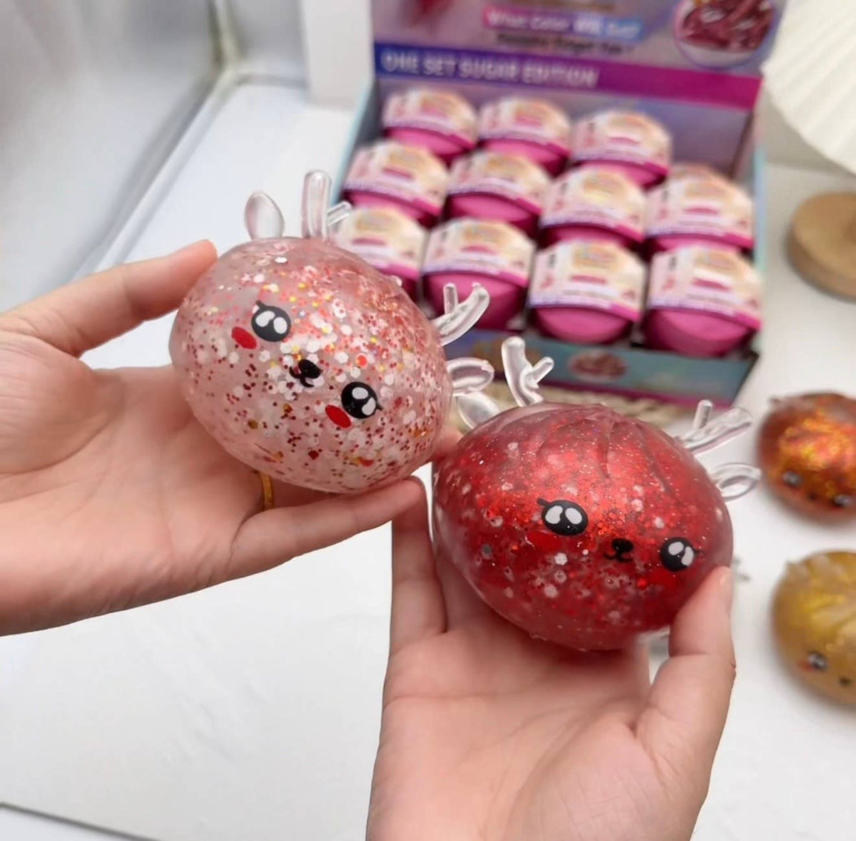 Christmas Reindeer light up dumplings water beads