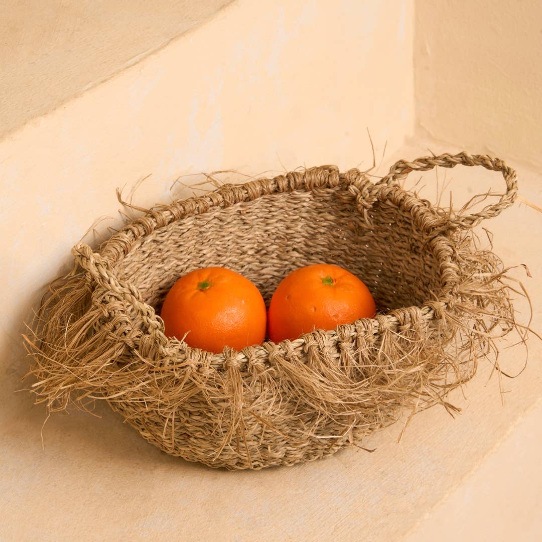 Fun-Loving Cute Basket with Fringe