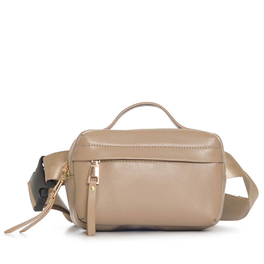 GL0090 Casual Easy-to-Carry Fanny Belt Bag: BLACK