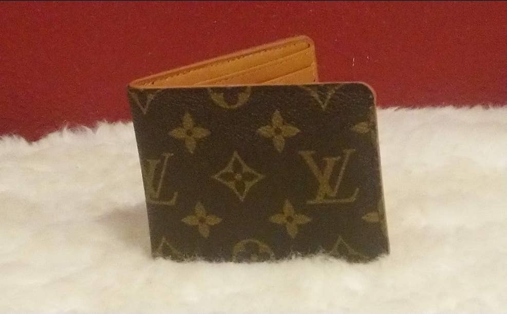 Upcycled LV mens wallet