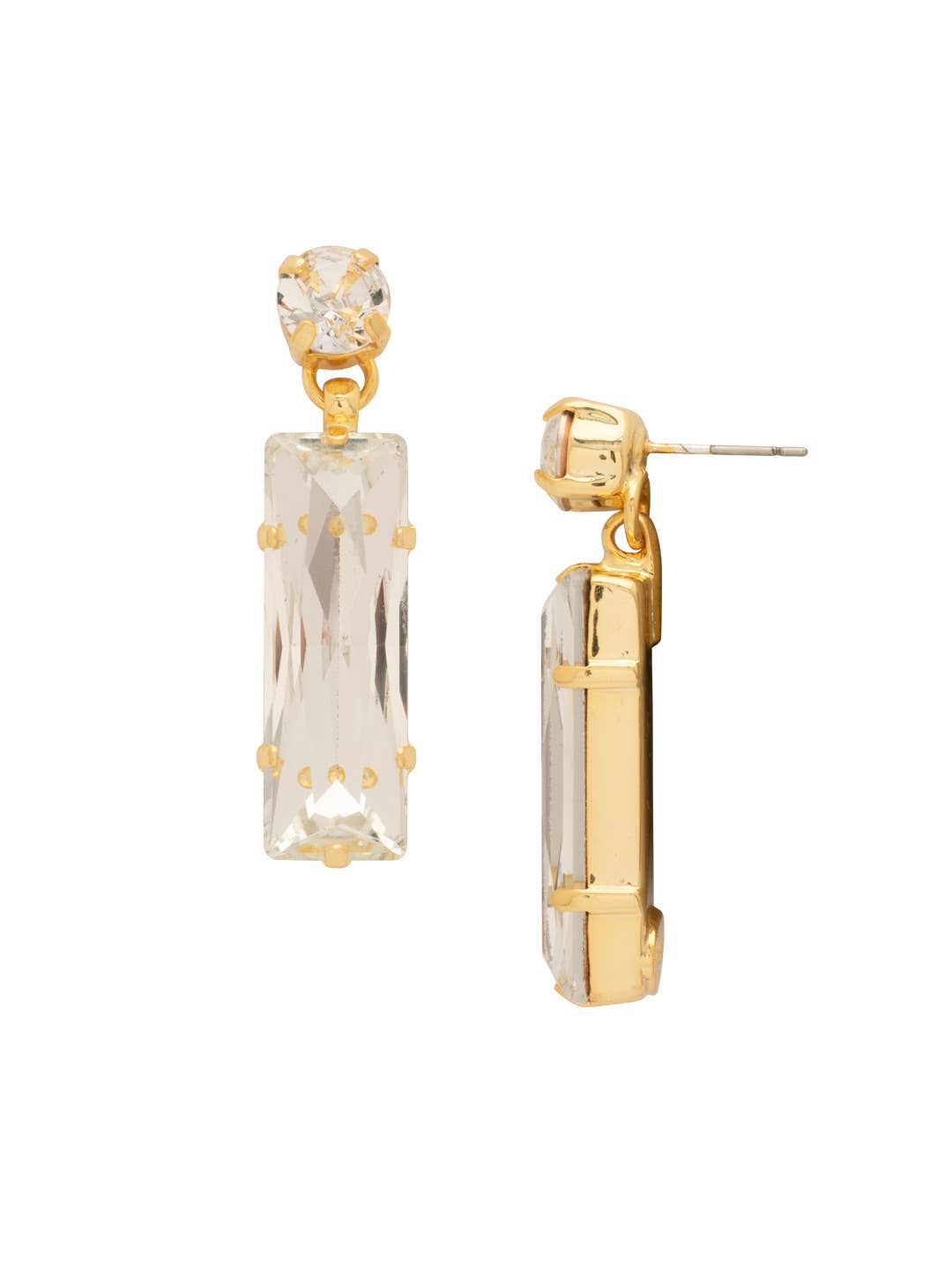 Effie Statement Earrings - EFZ5BGCRY: Clear