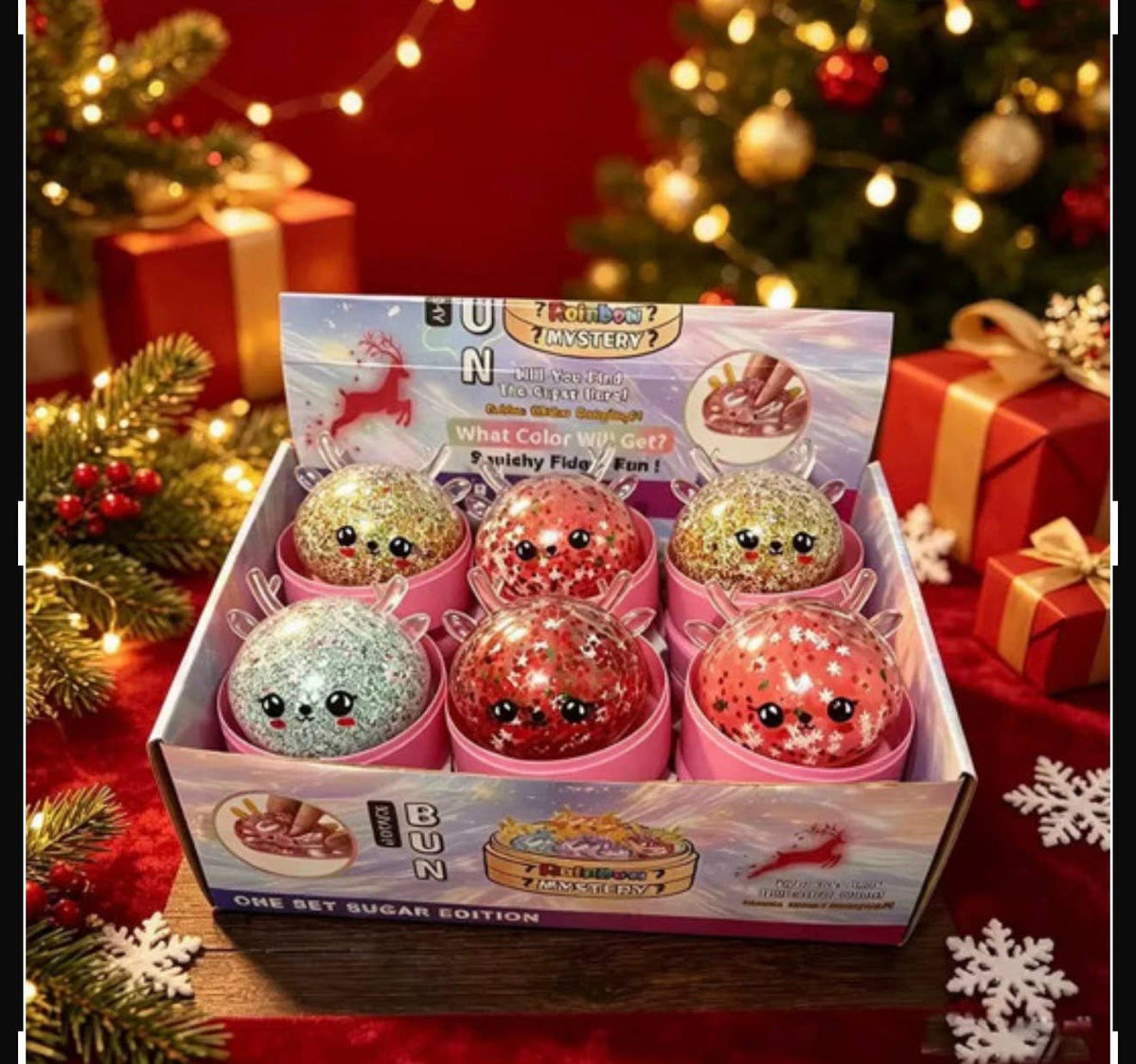 Christmas Reindeer light up dumplings  pectin filled