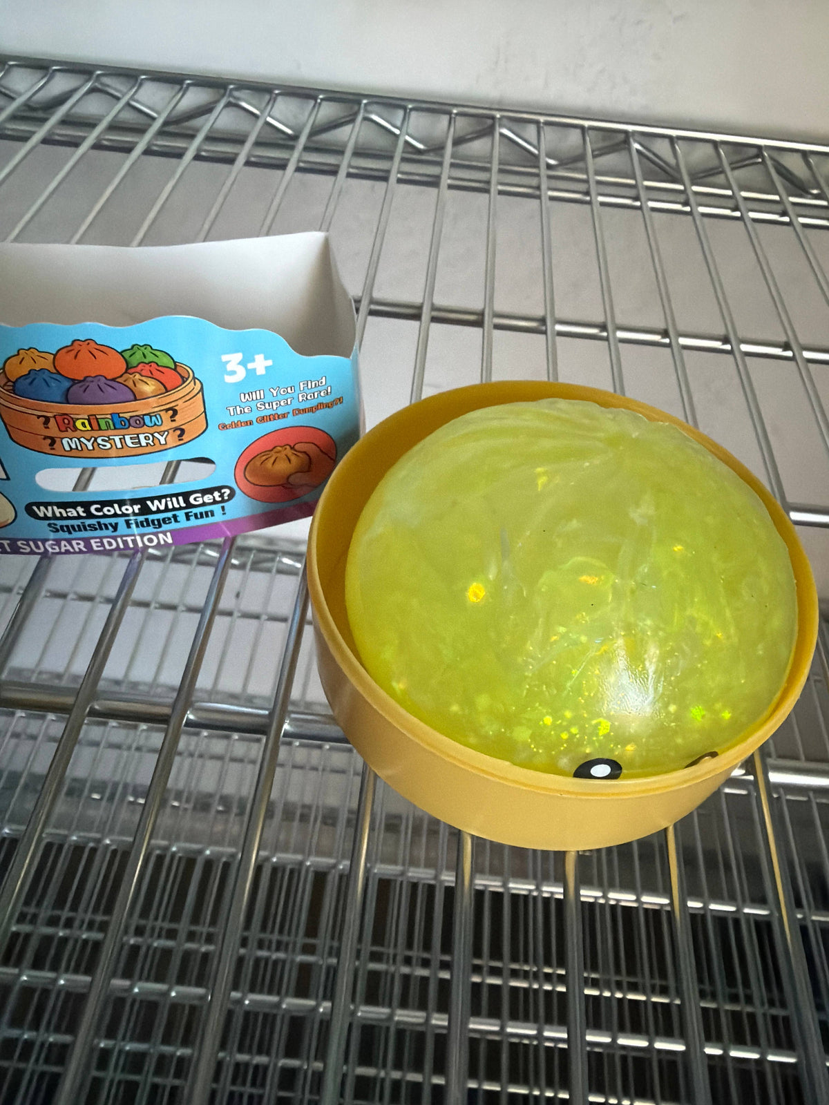 Glow in the dark dumpling squishy
