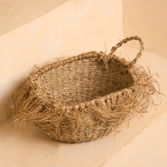 Fun-Loving Cute Basket with Fringe