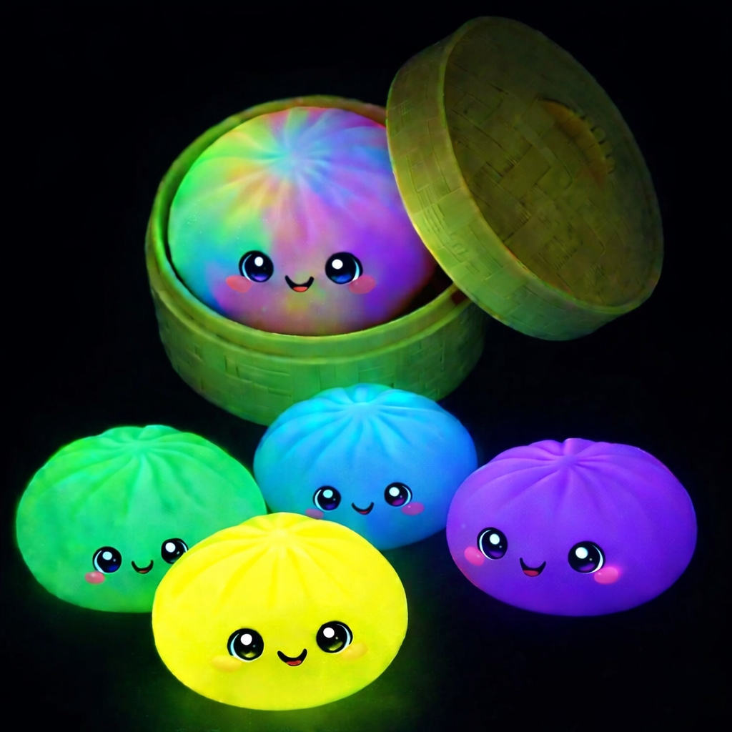 Glow in the dark dumpling squishy