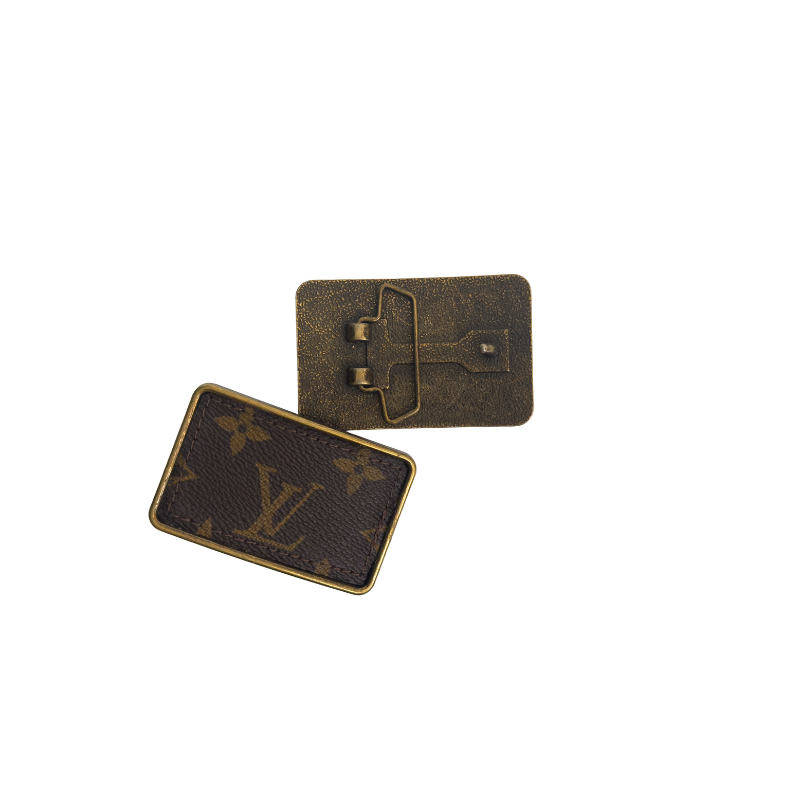 Boujee Belt Buckle | Upcycled Louis Vuitton