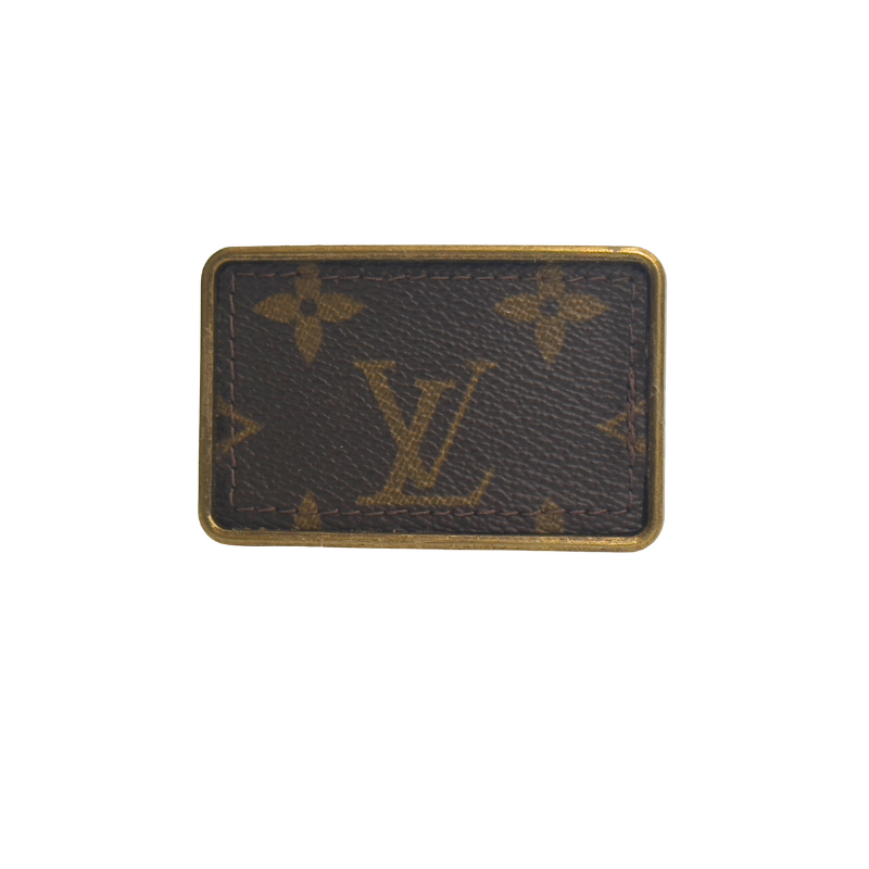 Boujee Belt Buckle | Upcycled Louis Vuitton