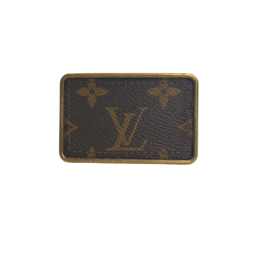 Boujee Belt Buckle | Upcycled Louis Vuitton