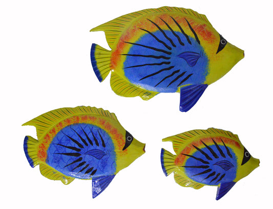 Wall 3 Fish Asrt Color