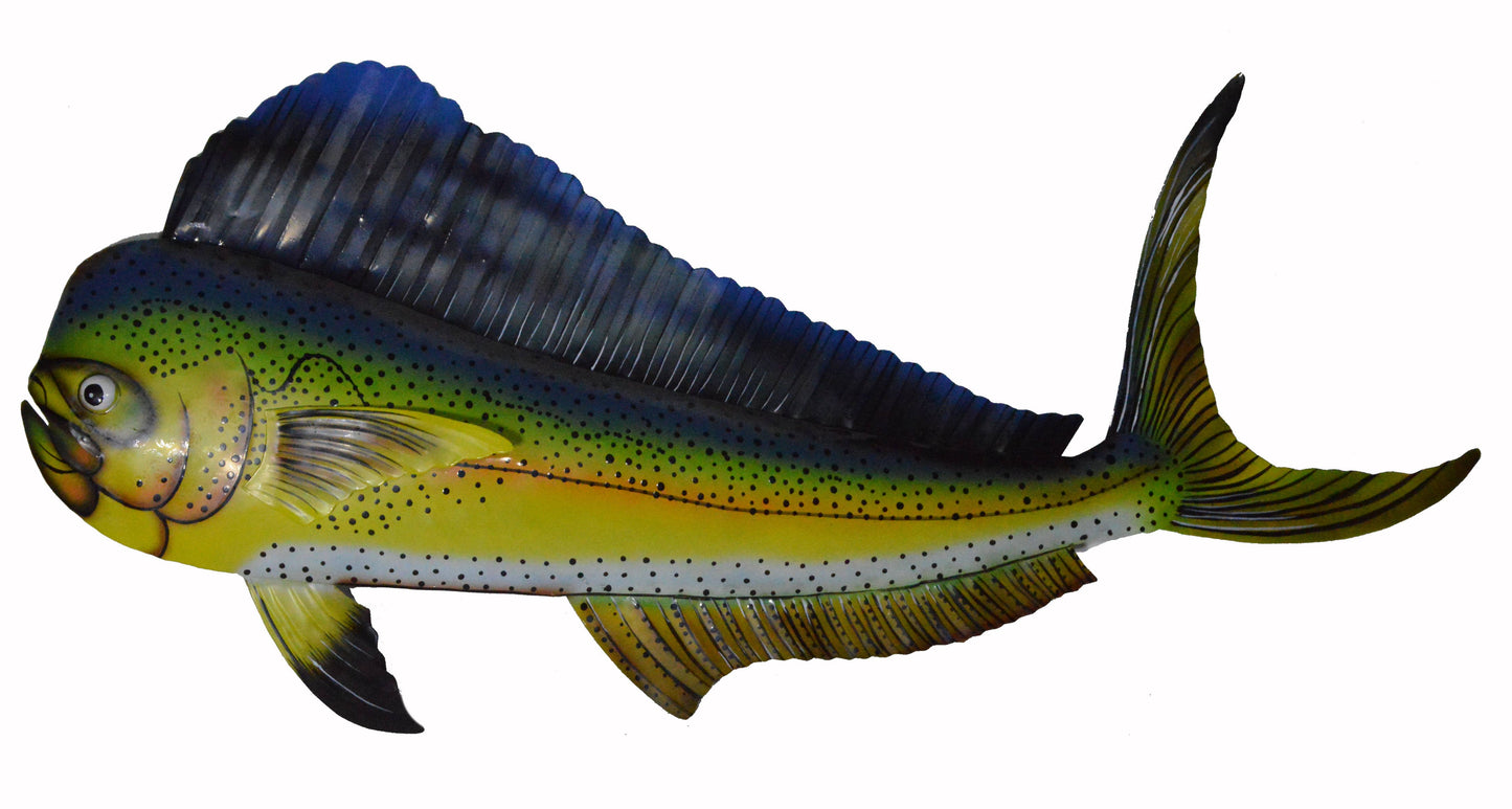 Mahi Mahi Dolphin Metal Wall Art