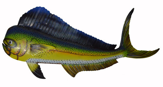 Mahi Mahi Dolphin Metal Wall Art