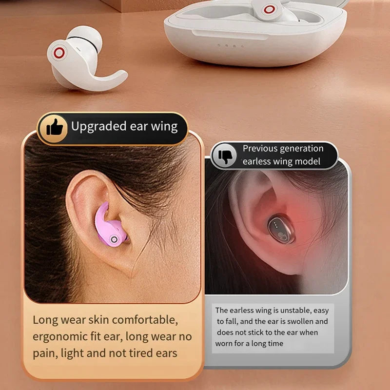 Wireless Headset Noise Reduction Bluetooth Headset with Waterproof Sport Headphones for Beats Fit Pro,Black