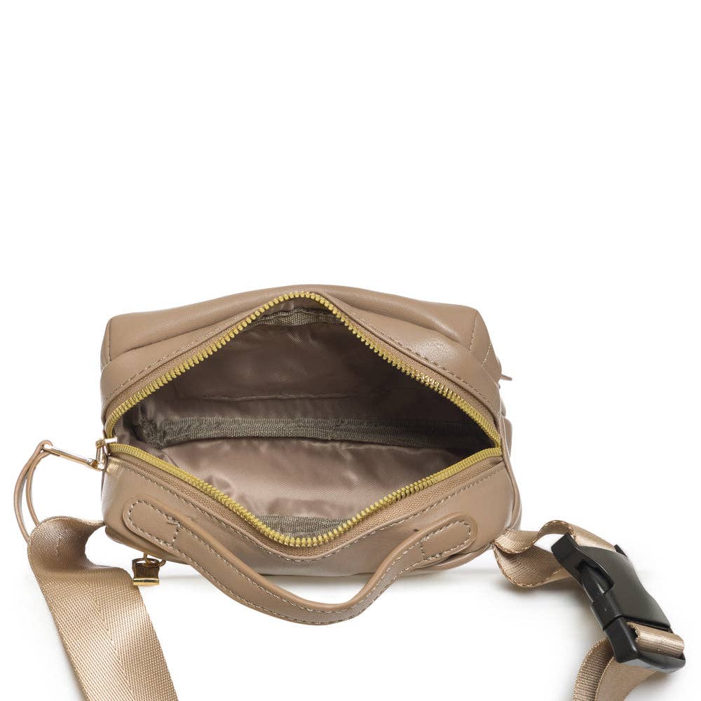 GL0090 Casual Easy-to-Carry Fanny Belt Bag: BLACK