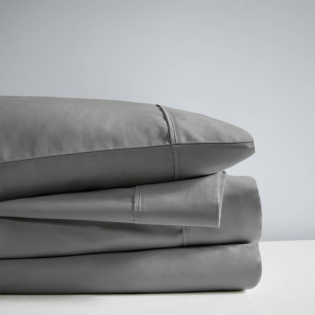 Thermal Management 1000 Thread Count Sheet Set, Dark Grey: King